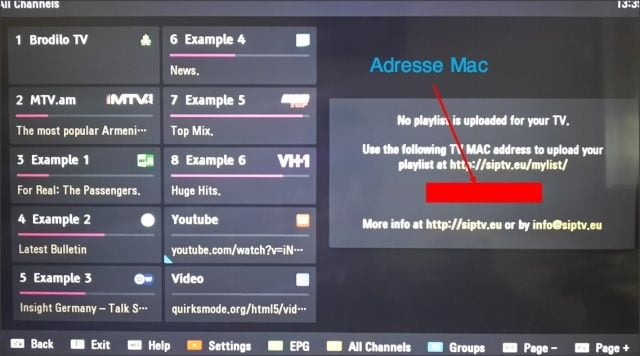 MAC address identification